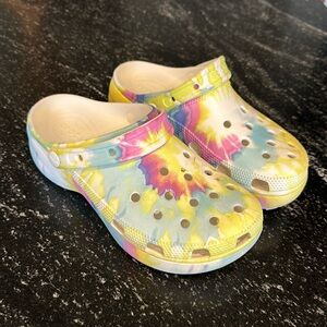Tie Dye Crocs